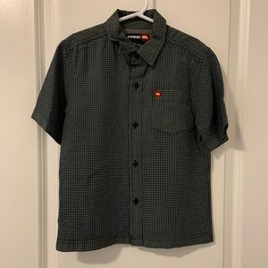 Boys Plaid Short Sleeve Button Down Shirt
